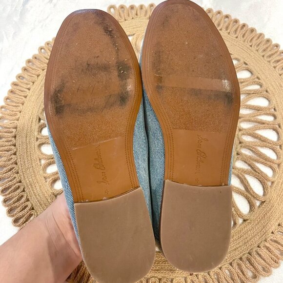 Sam Edelman Loraine Mini Denim Flat Loafers Size 4 - Picture 10 of 12